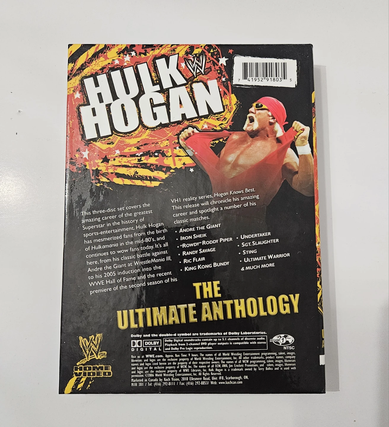 Hulk Hogan the ultimate anthology  dvd - photo 2