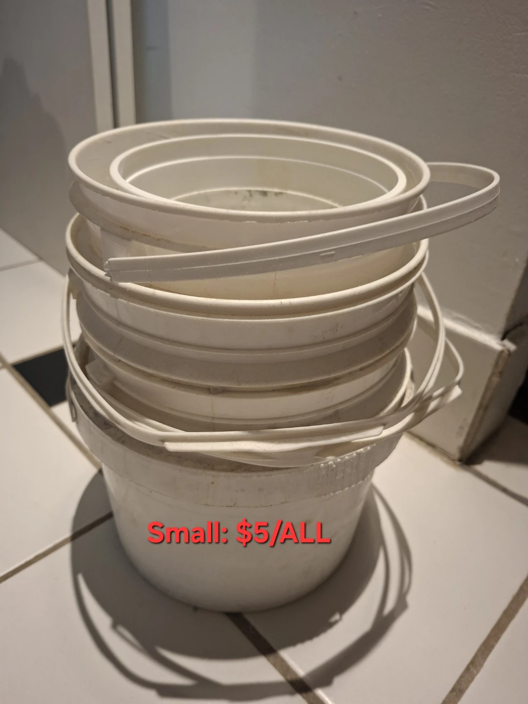 Assorted Plastic Pails - photo 2