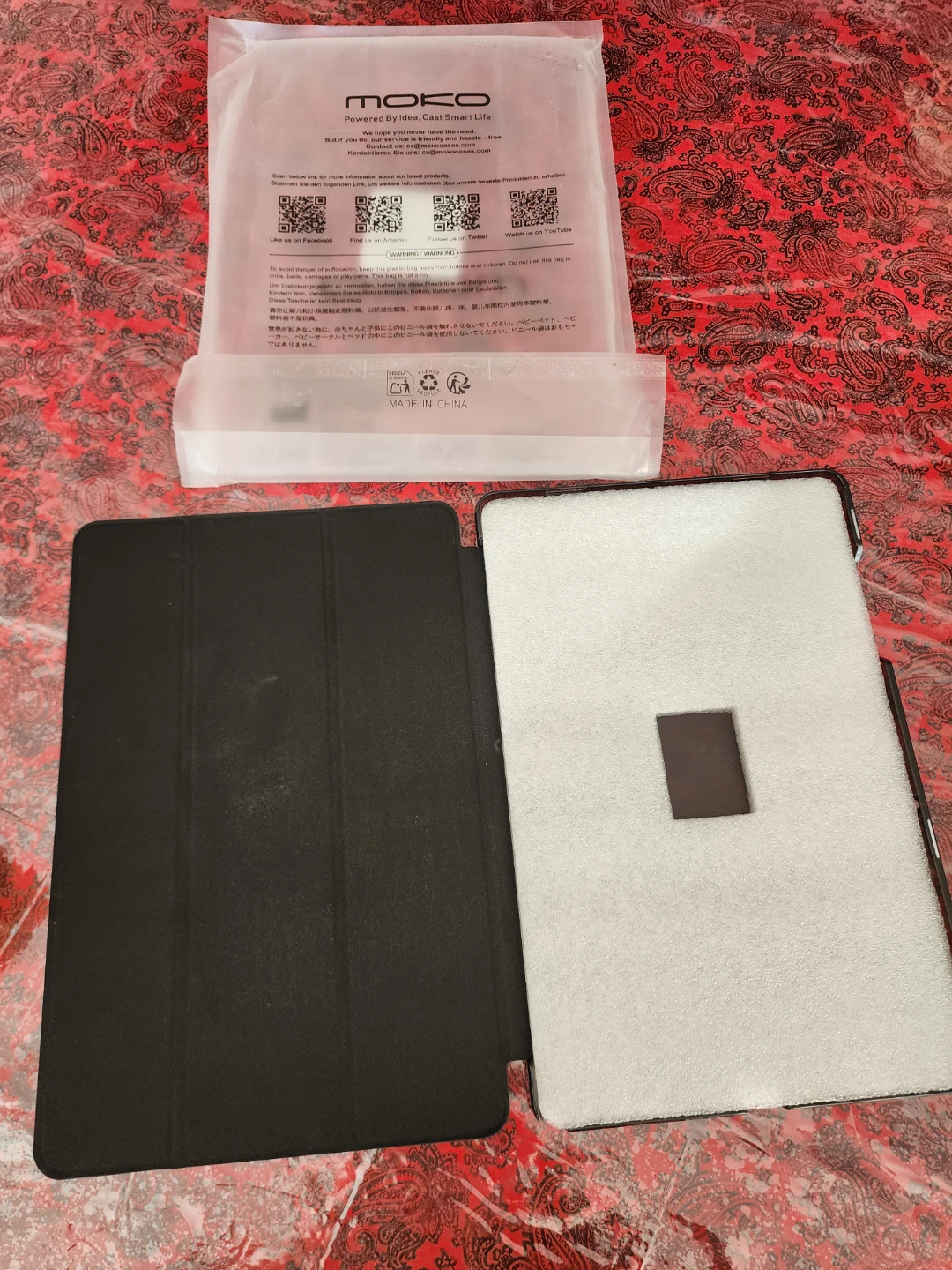 MoKo Black Tablet Case for Samsung Galaxy Tab A9+ 11"