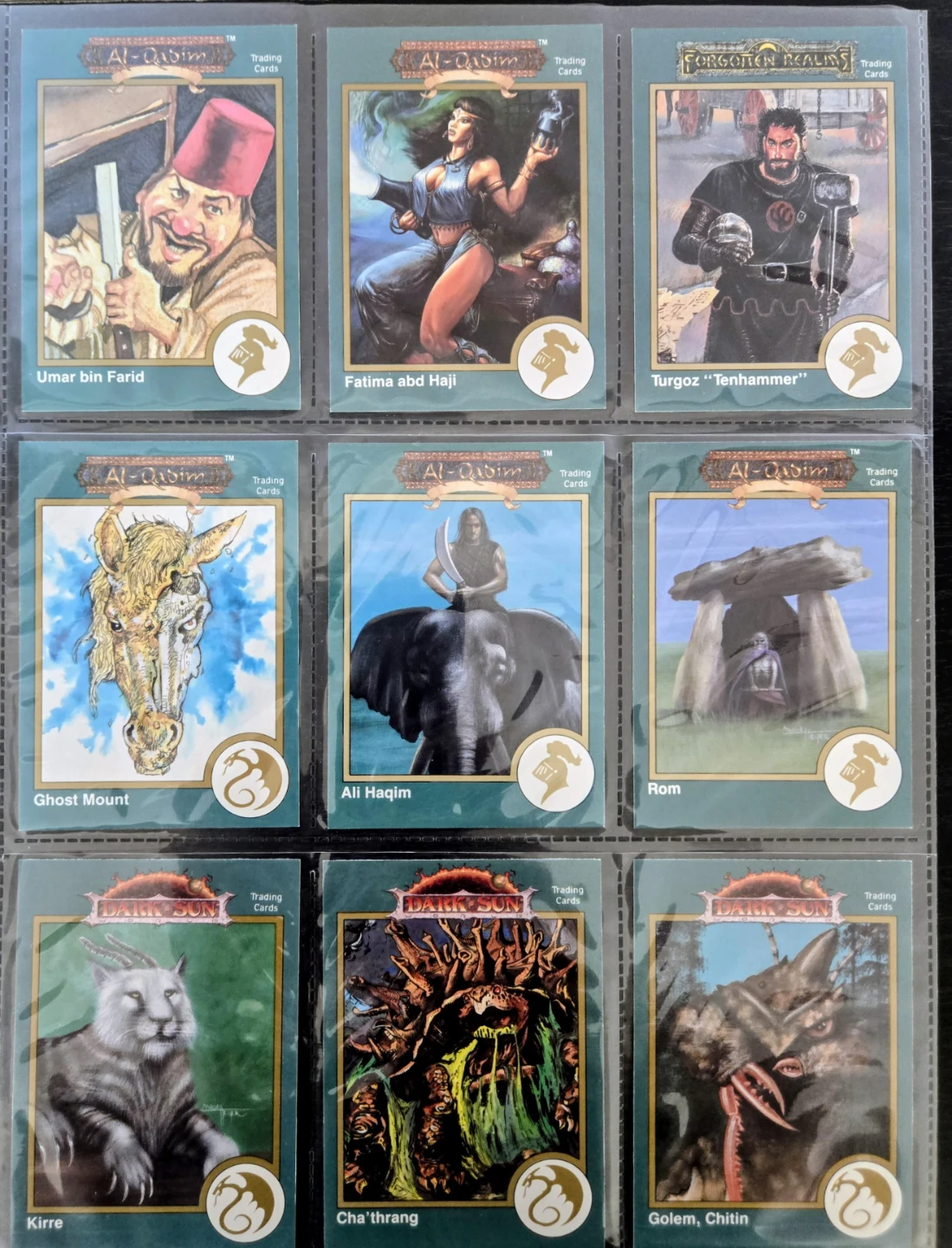 1993 TSR D+D Card Lot (36) Rare Ruby Parallels - photo 5