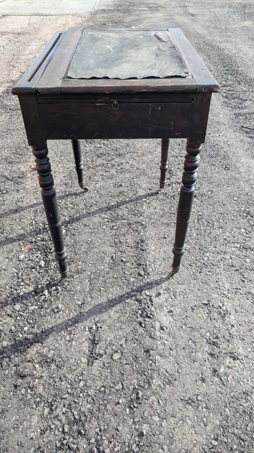 Vintage Wooden Writing Desk - photo 4