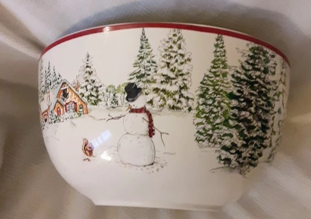 Williams Sonoma Snowman Mix Bowl - photo 4
