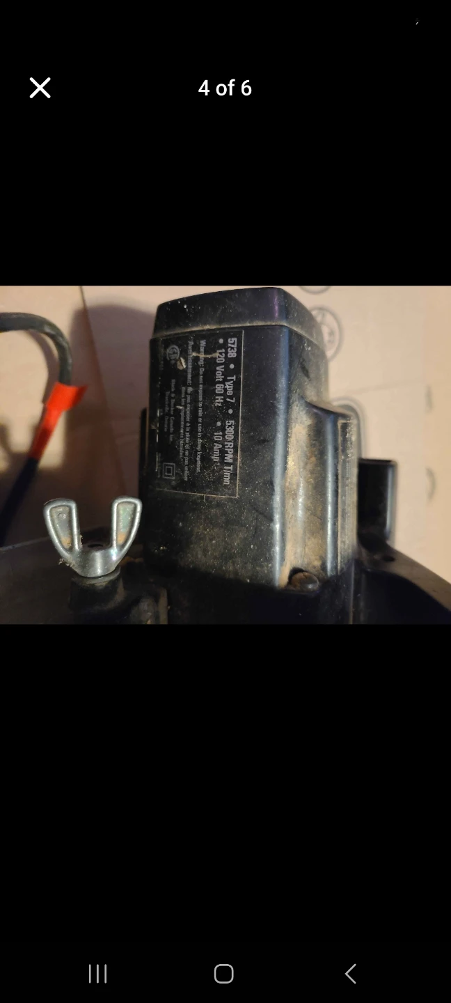 Black & Decker 5738 Type 7 Circular Saw - photo 3