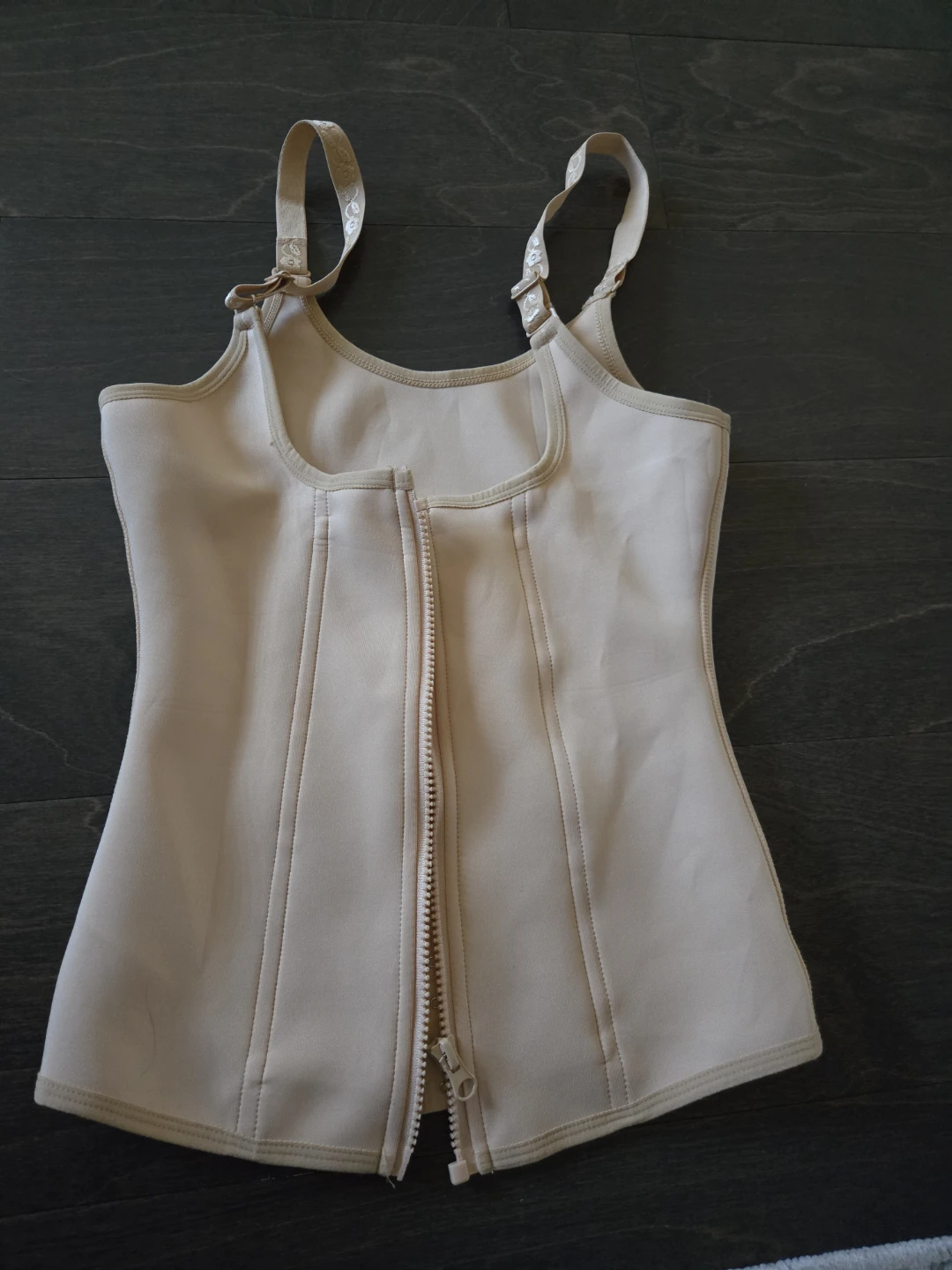Beige Waist Trainer Bodysuit