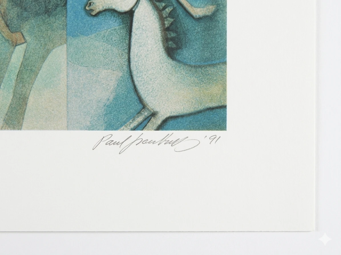 Paul Szentkuthy Signed Limited Edition Lithograph (1991) - photo 2