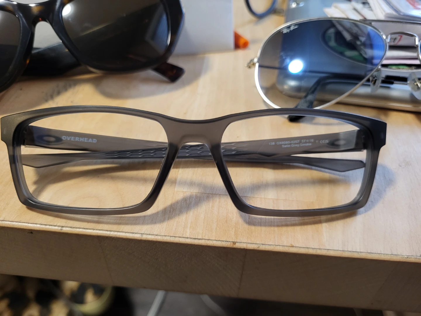 Oakley Overhead Glasses Frames Satin Grey Smoke - photo 3