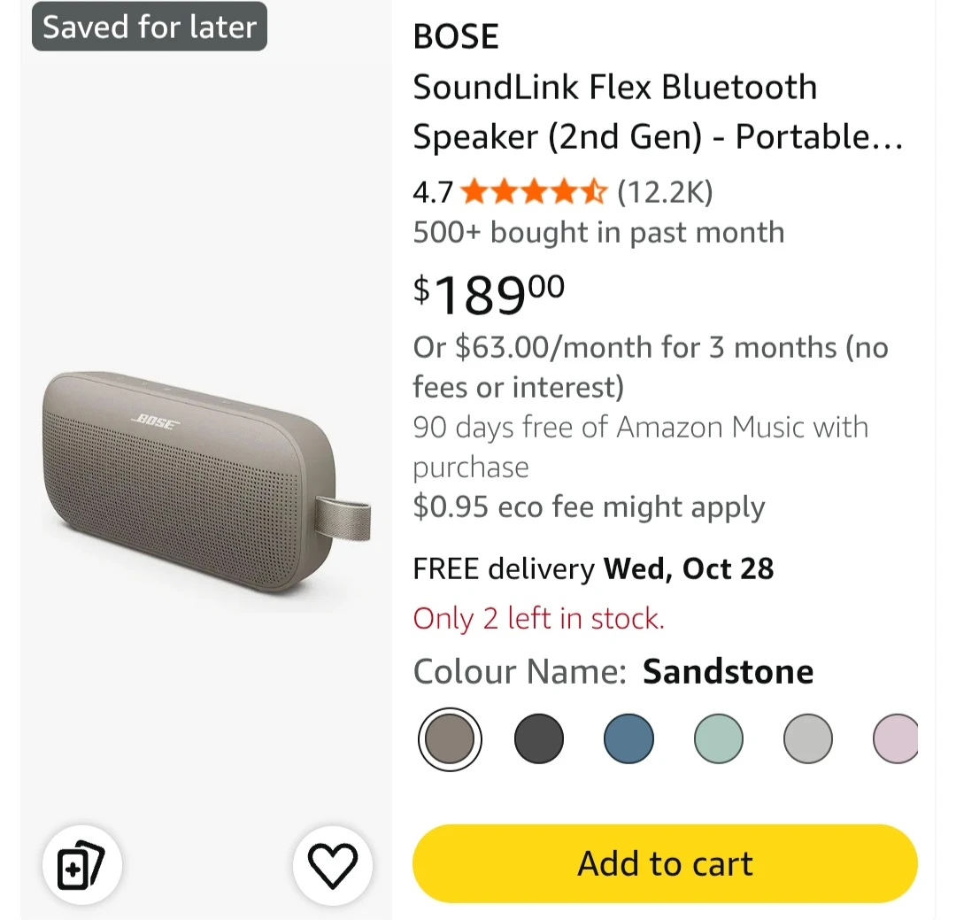 Bose SoundLink Flex Portable Speaker (2nd Gen) - photo 2