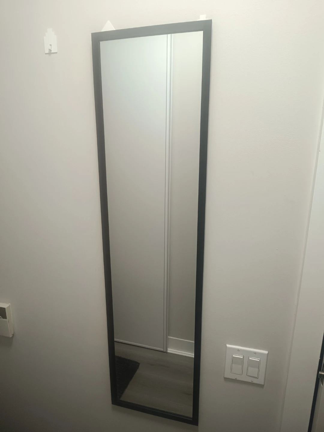 Full length wall mirror, black frame - photo 2