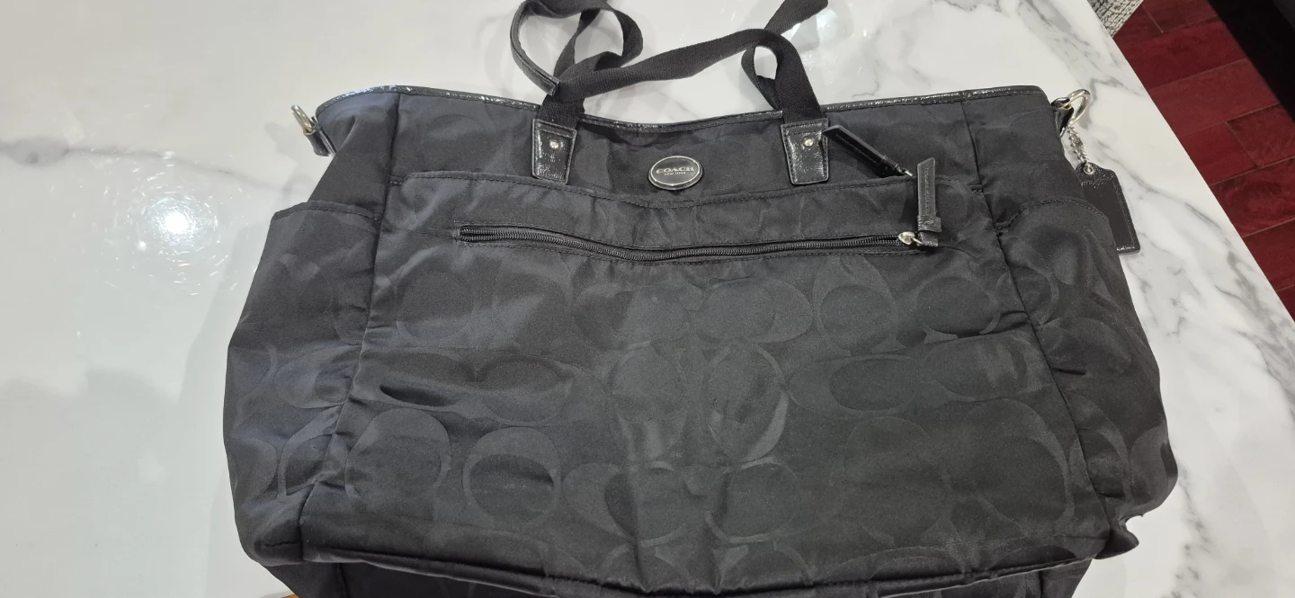 Coach baby diapers  tote