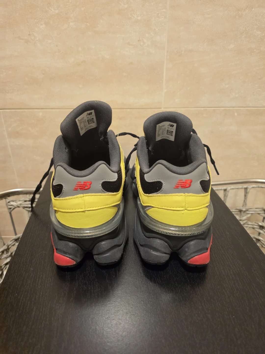 New Balance 9060 Yellow Black Sneakers - photo 2