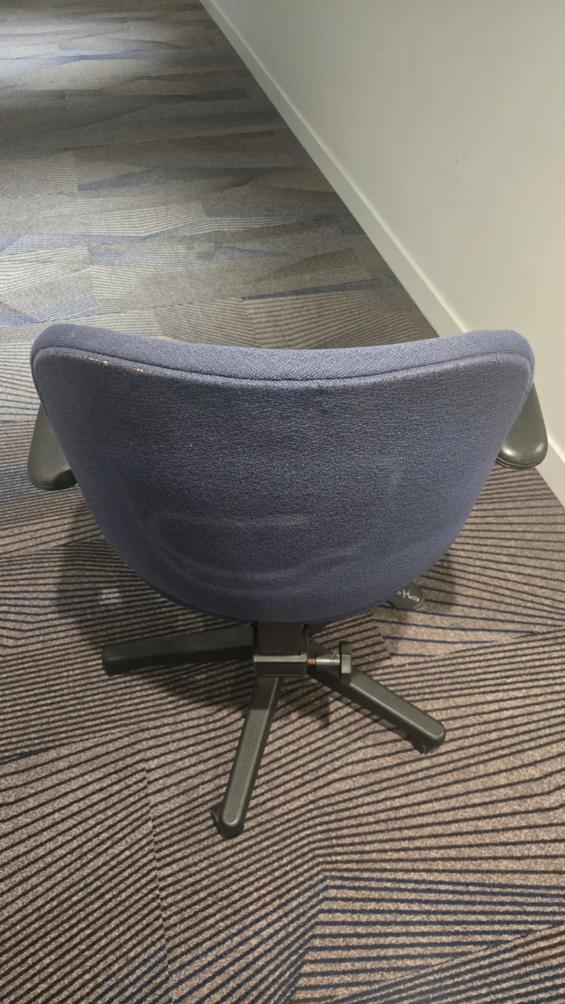 Blue Fabric Office Task Chair - photo 2