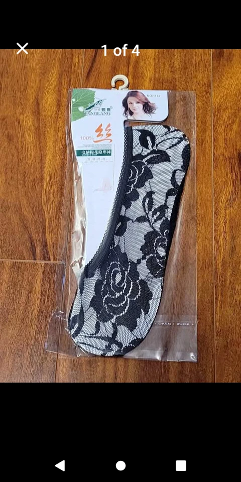 Jinglang Lace No-Show Socks - photo 3