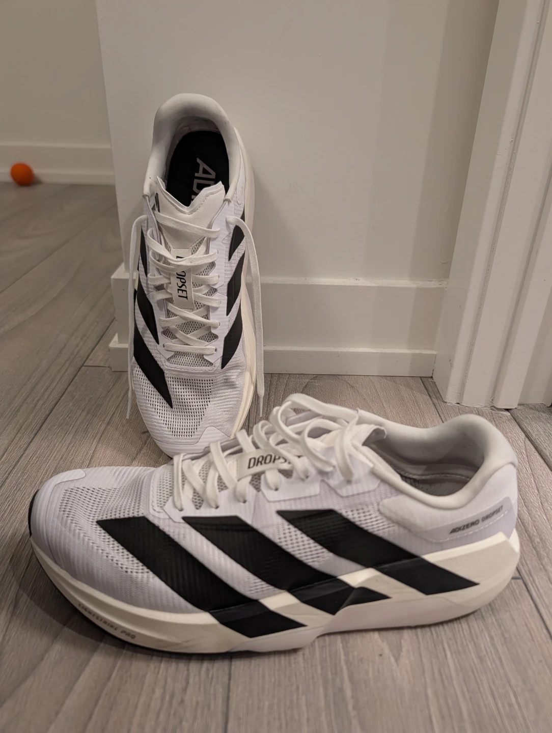 adidas Adizero Dropset 3 Training Shoes – White/Black – Like New - photo 4