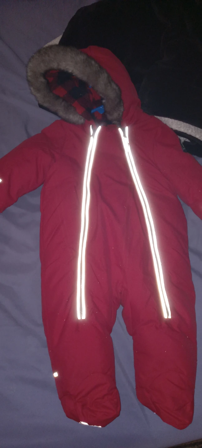 Red Infant Winter Snowsuit - photo 2