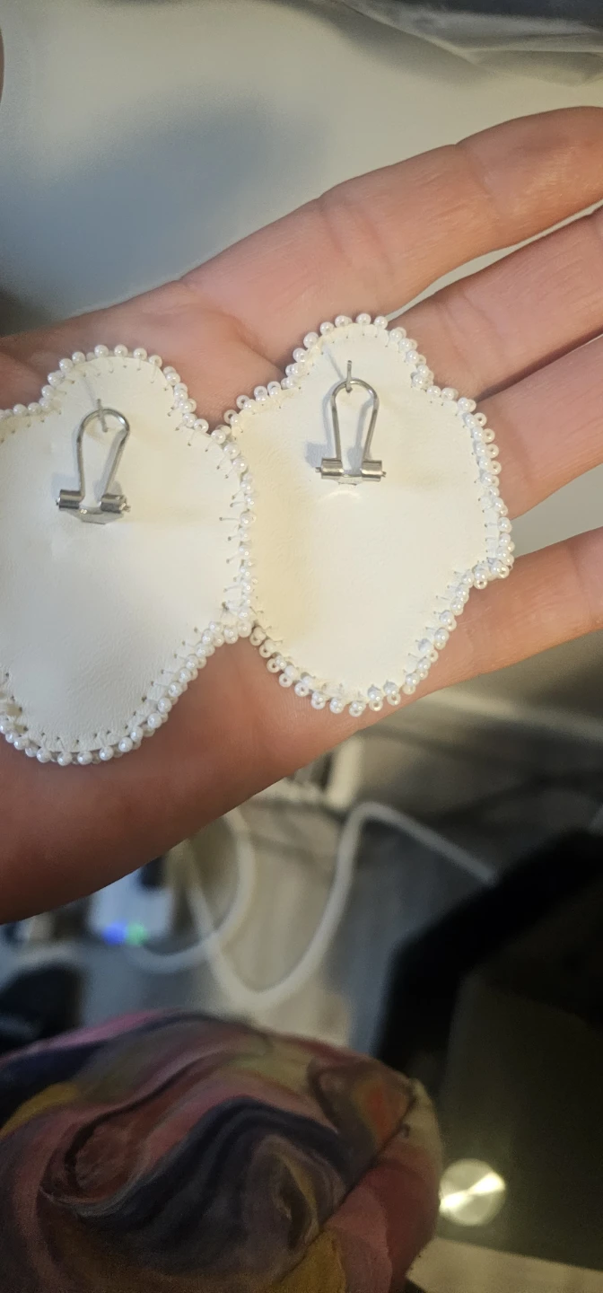 Beaded earrings - photo 5