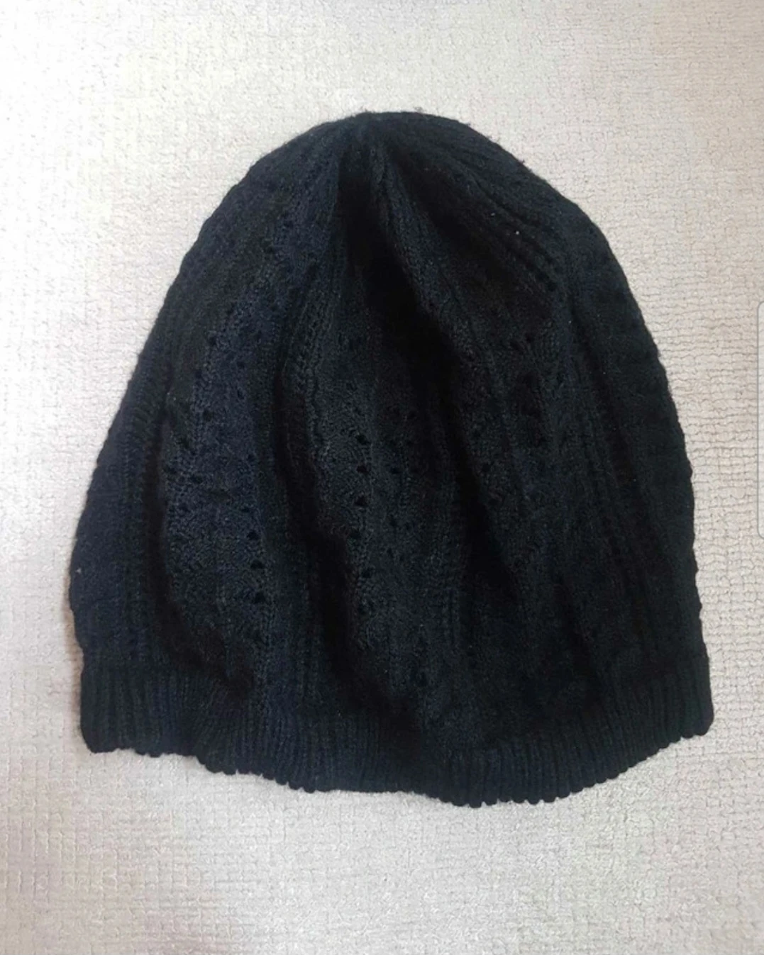 Black Knit Beanie