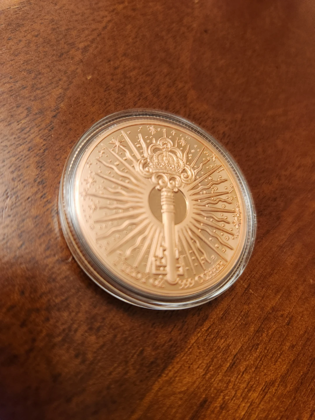 Lionel Messi 1 Troy Oz .999 Copper Coin - photo 2