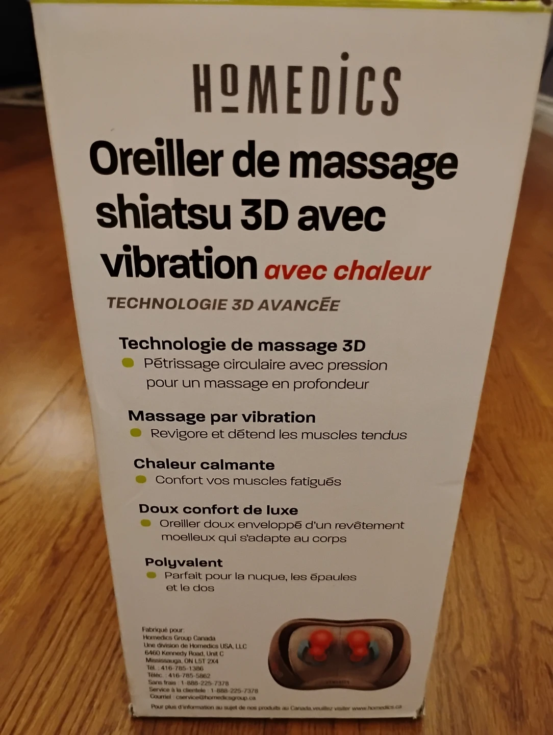 HoMedics 3D Shiatsu & Vibration Massage Pillow - photo 3
