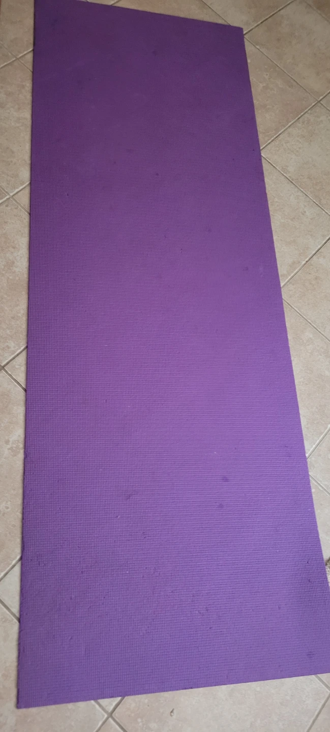 Purple yoga mat