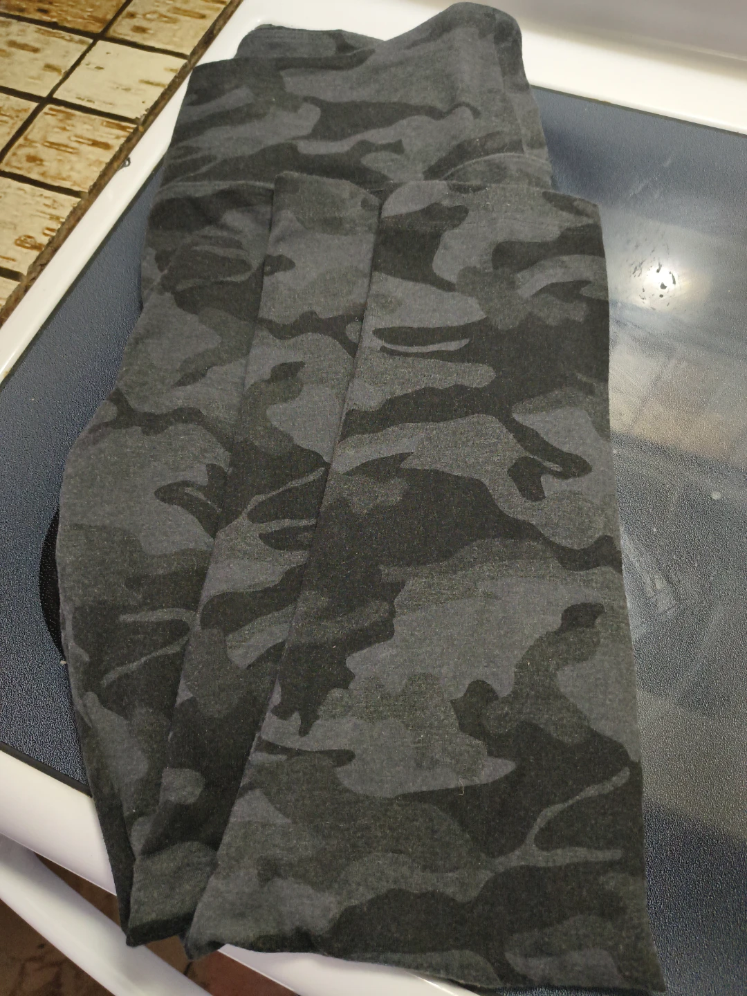 George Camo black and grey Leggings XXL