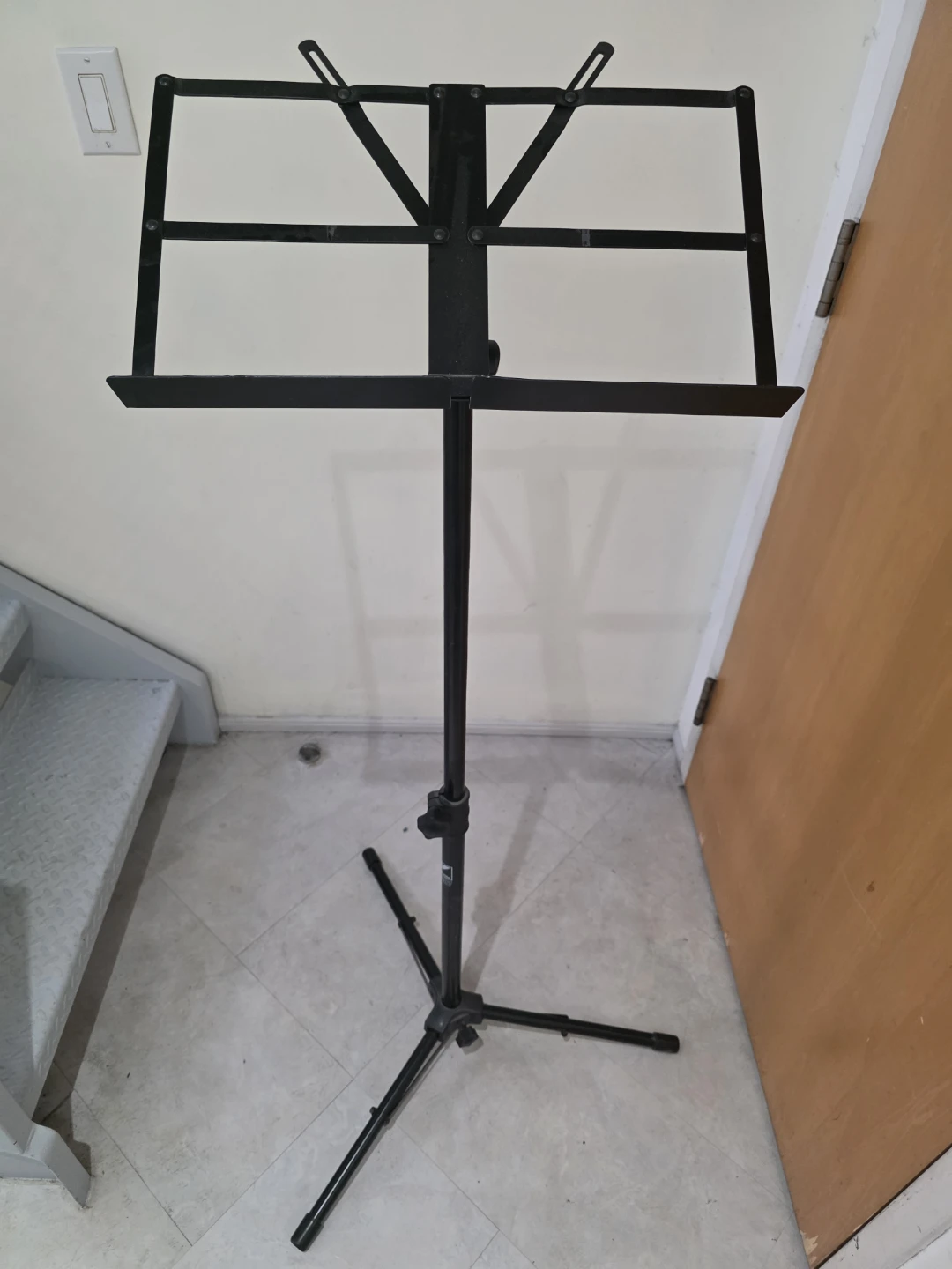 Collapsible Black Music Stand - photo 2