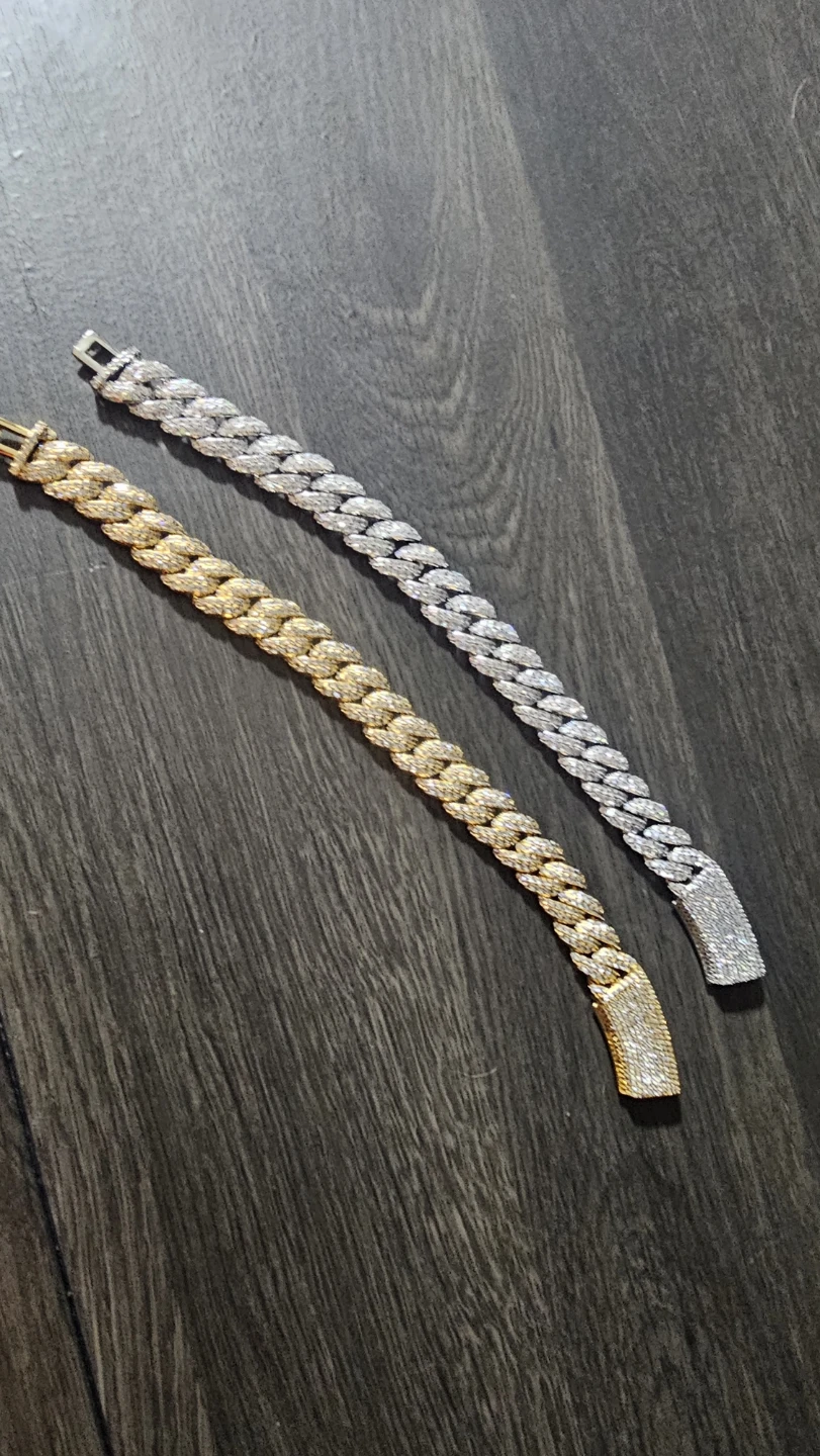 Iced Out Cuban Link Bracelets - photo 2