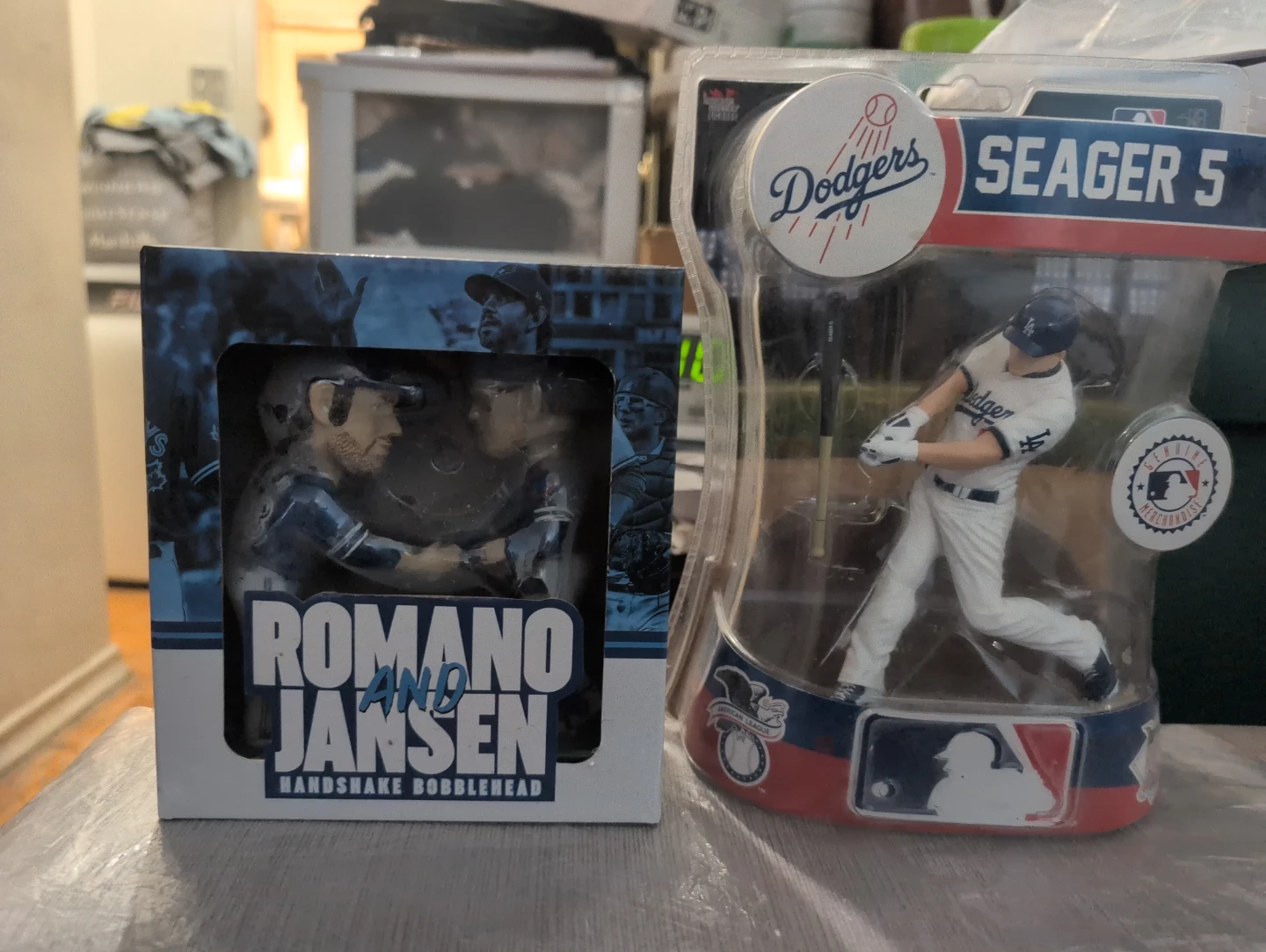 MLB Bobbleheads: Romano & Jansen and Dodgers Seager
