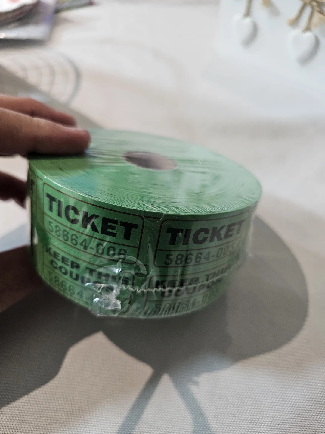 Roll of Green Raffle Tickets - photo 4