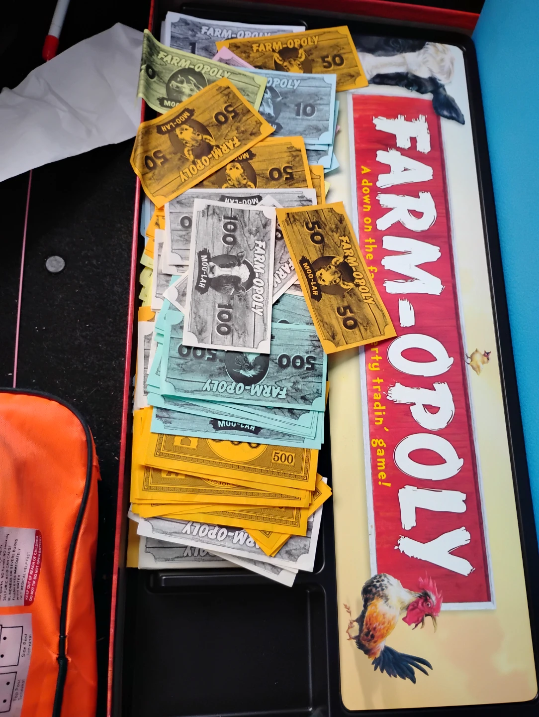Late for the Sky Farm-Opoly Board Game - photo 5