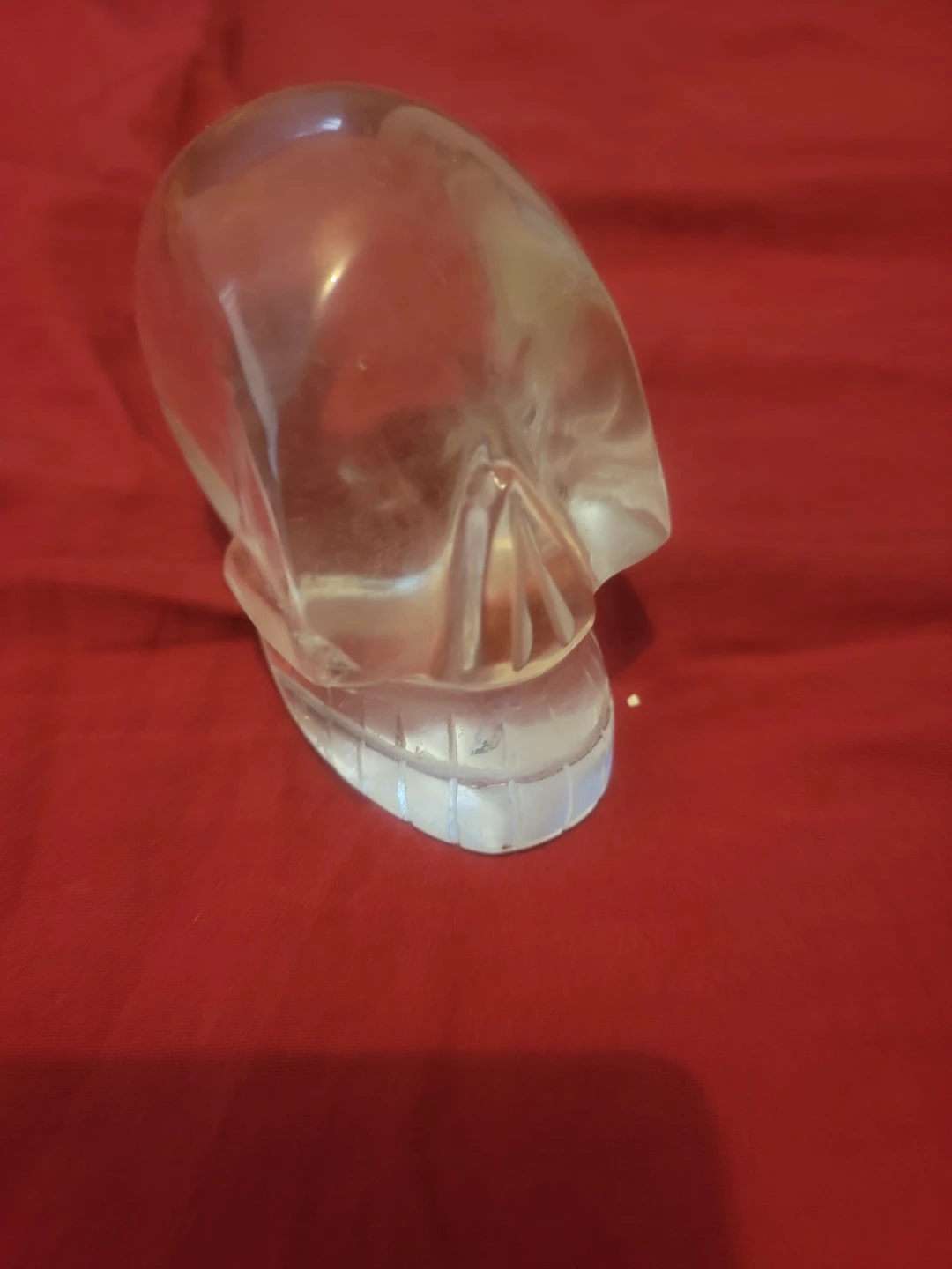 Hand carved quartz crystal skull - photo 4