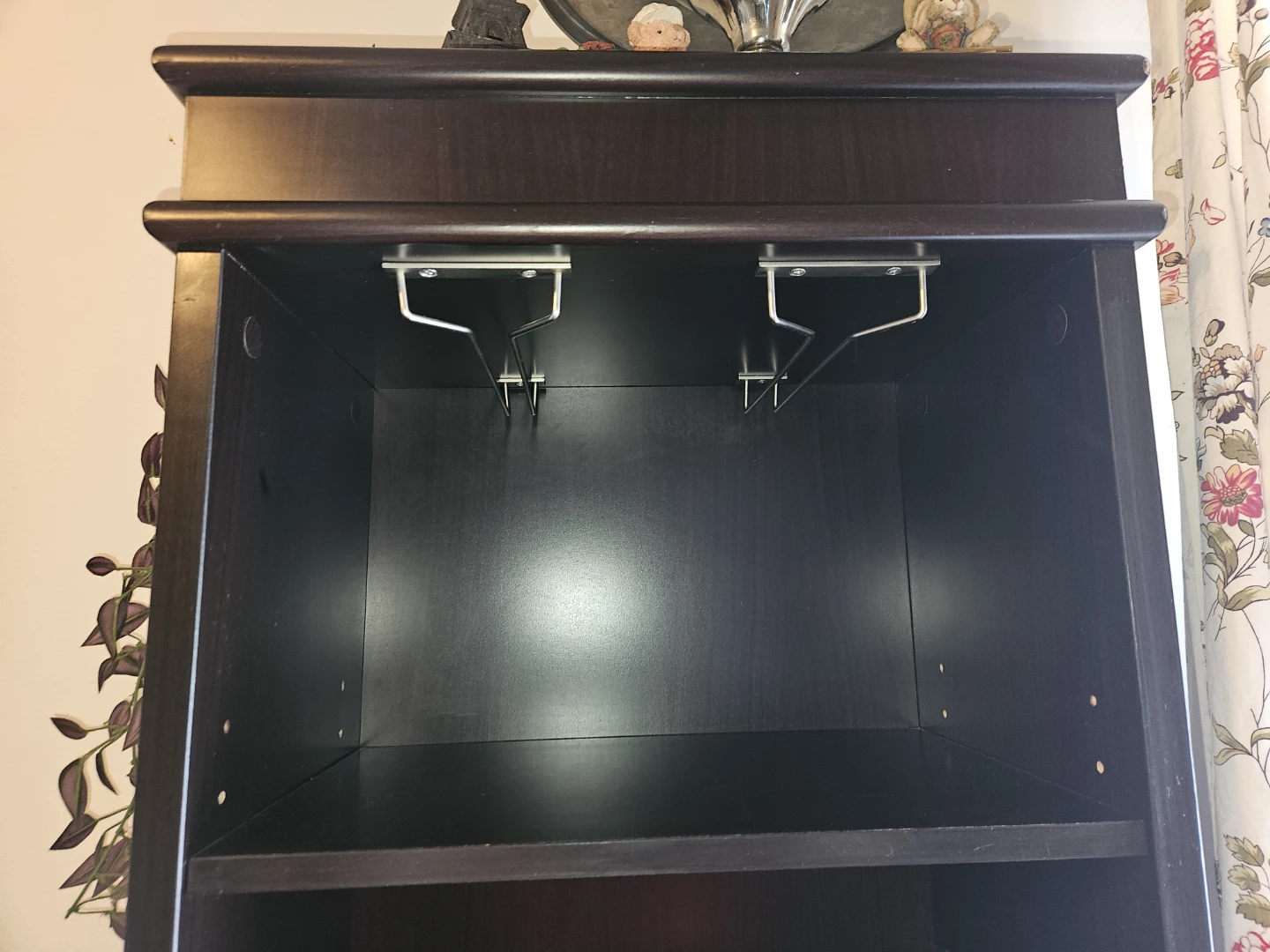 Dark Brown Wine Rack and Storage Tower - photo 4