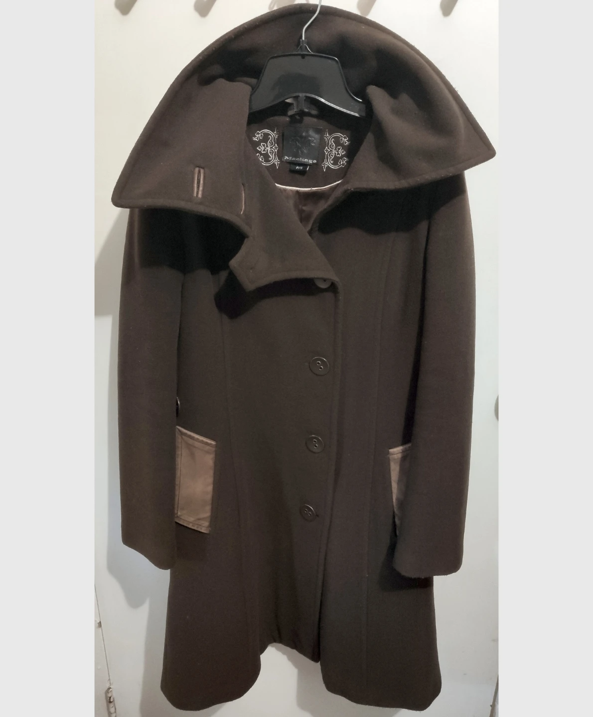 Mackage Wool/Cashmere Coat Size S Women's
