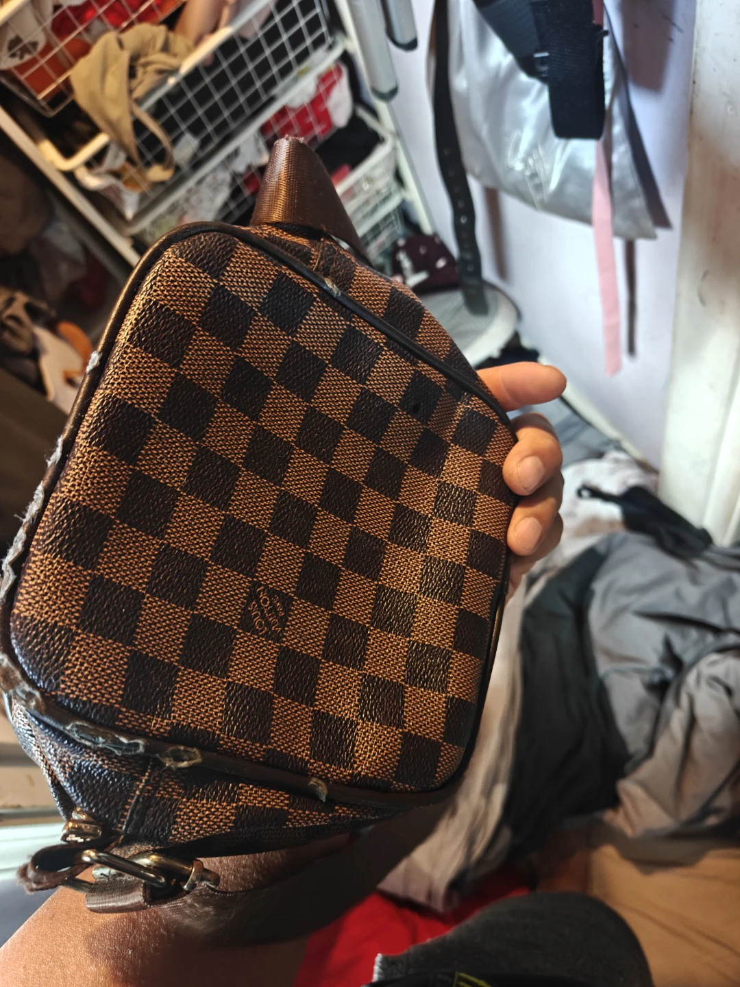 Louis Vuitton Damier Ebene Crossbody Bag
