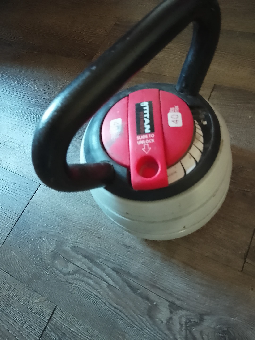 Titan Fitness Adjustable Kettlebell 40 lbs
