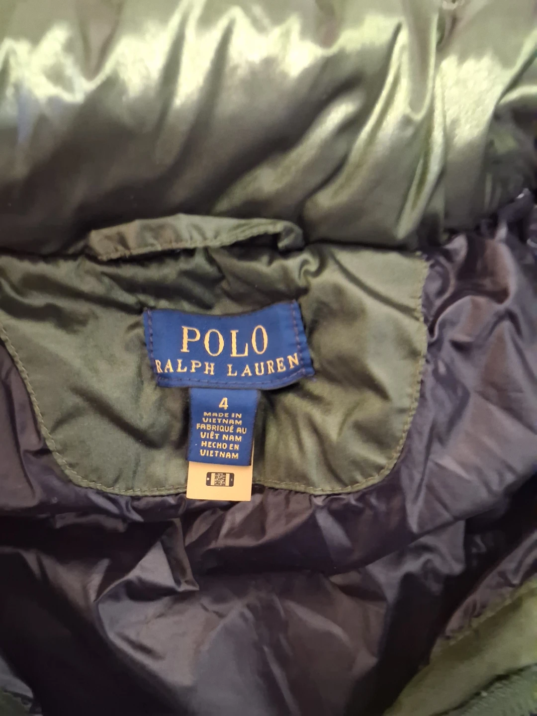Polo Ralph Lauren Olive Puffer Jacket - photo 3