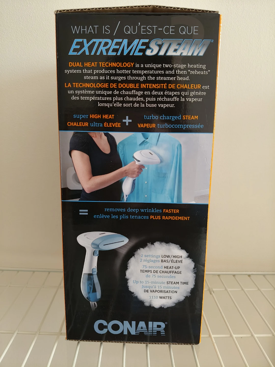 Conair ExtremeSteam Handheld Fabric Steamer - photo 2