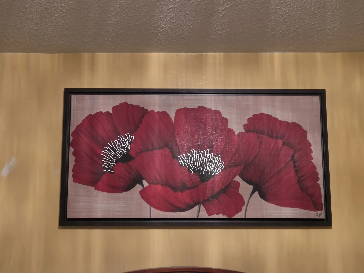 Red Poppy Floral Wall Art