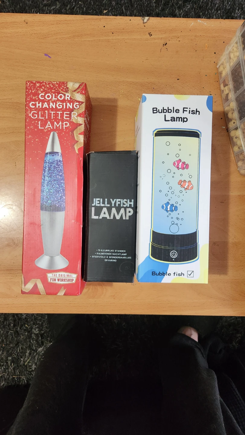 Set of Three Decorative Lamps