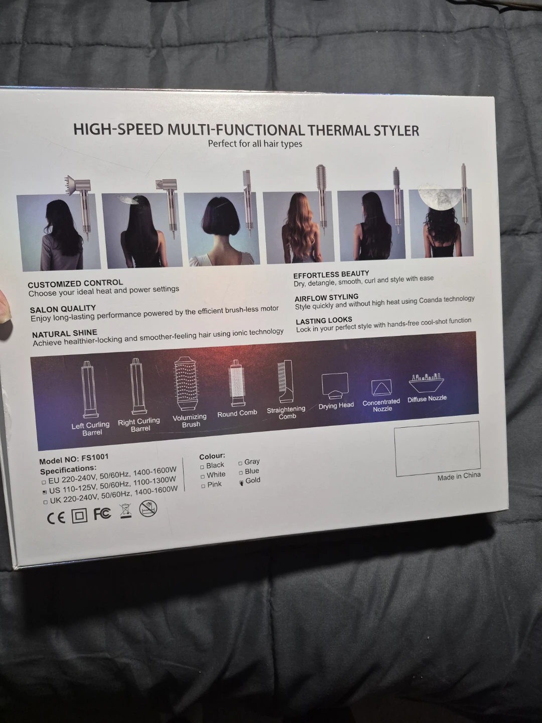 8-in-1 Multi-Functional Thermal Styler Model FS1001 - photo 5