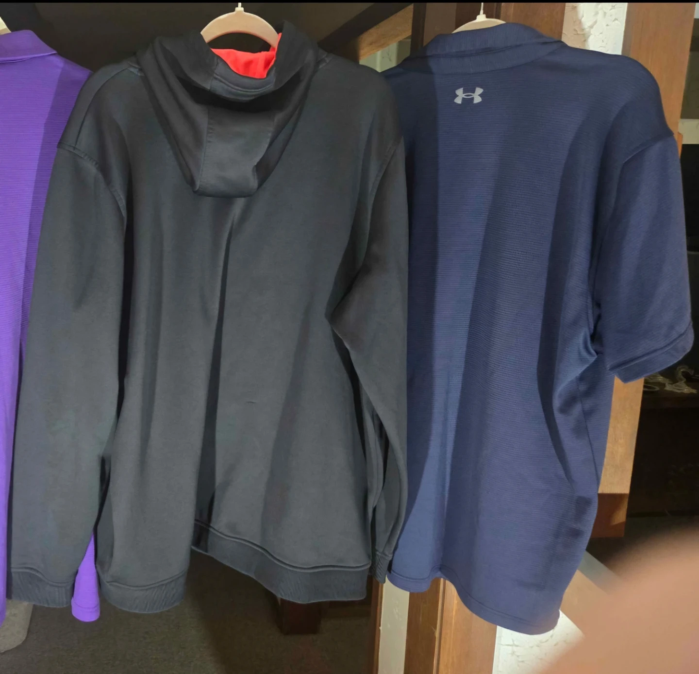 3XL Men's Under Armour Polo & COLDGEAR Hoodie. EUC. - photo 2