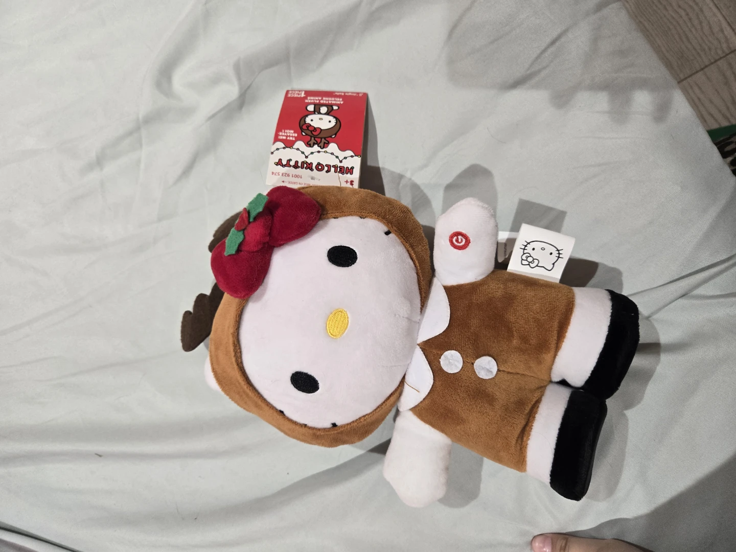 Hello Kitty Reindeer Animated Plush