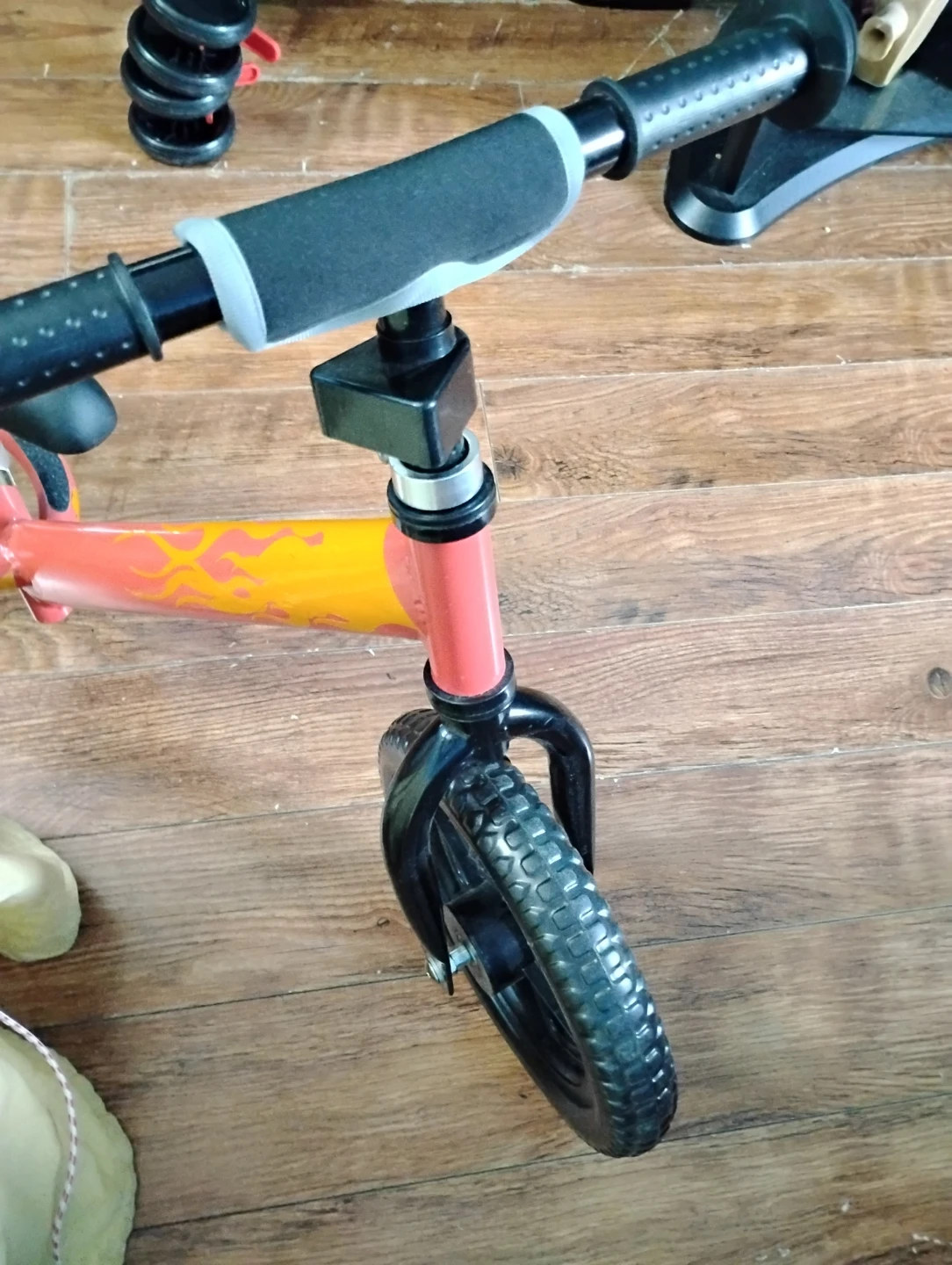 Red and yellow Flame Kids Balance Bike - photo 4