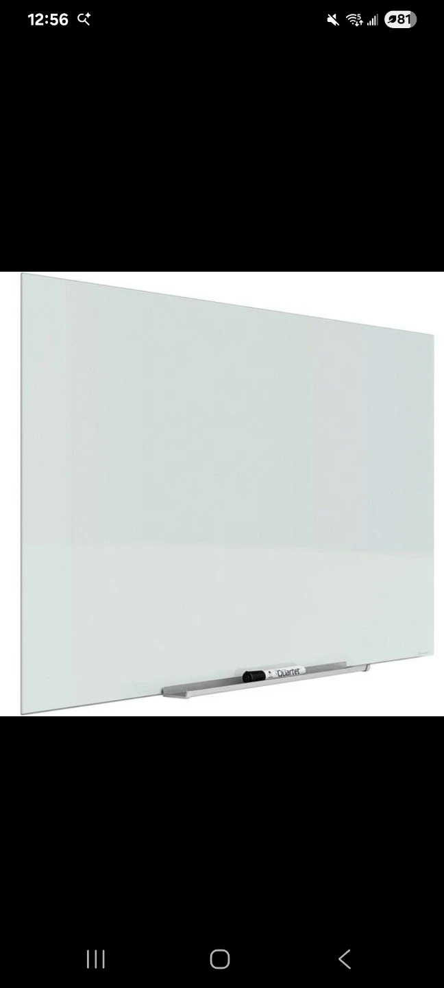 Quartet Glass Whiteboard 32 × 22in