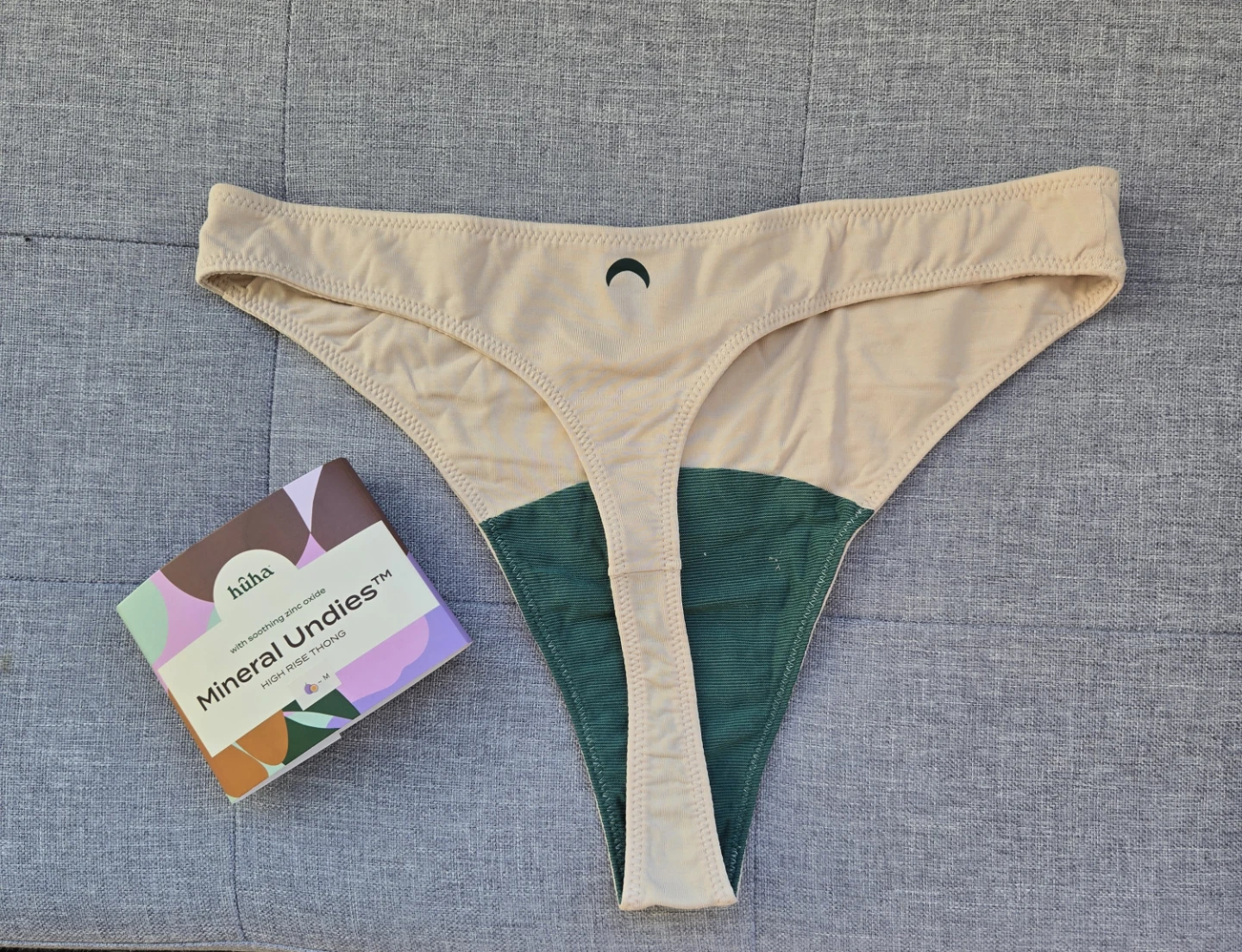 Huha High Rise Thong Beige - Size M - photo 3