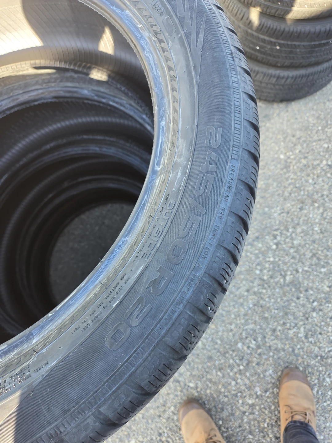 245/50R20 Nokian WR G4 SUV Tires - photo 4