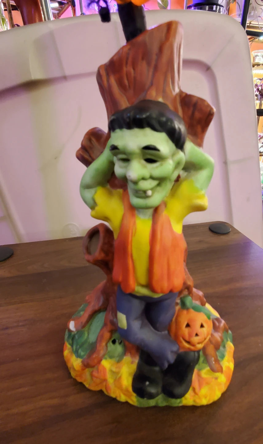Frankenstein Halloween Lighted Tree