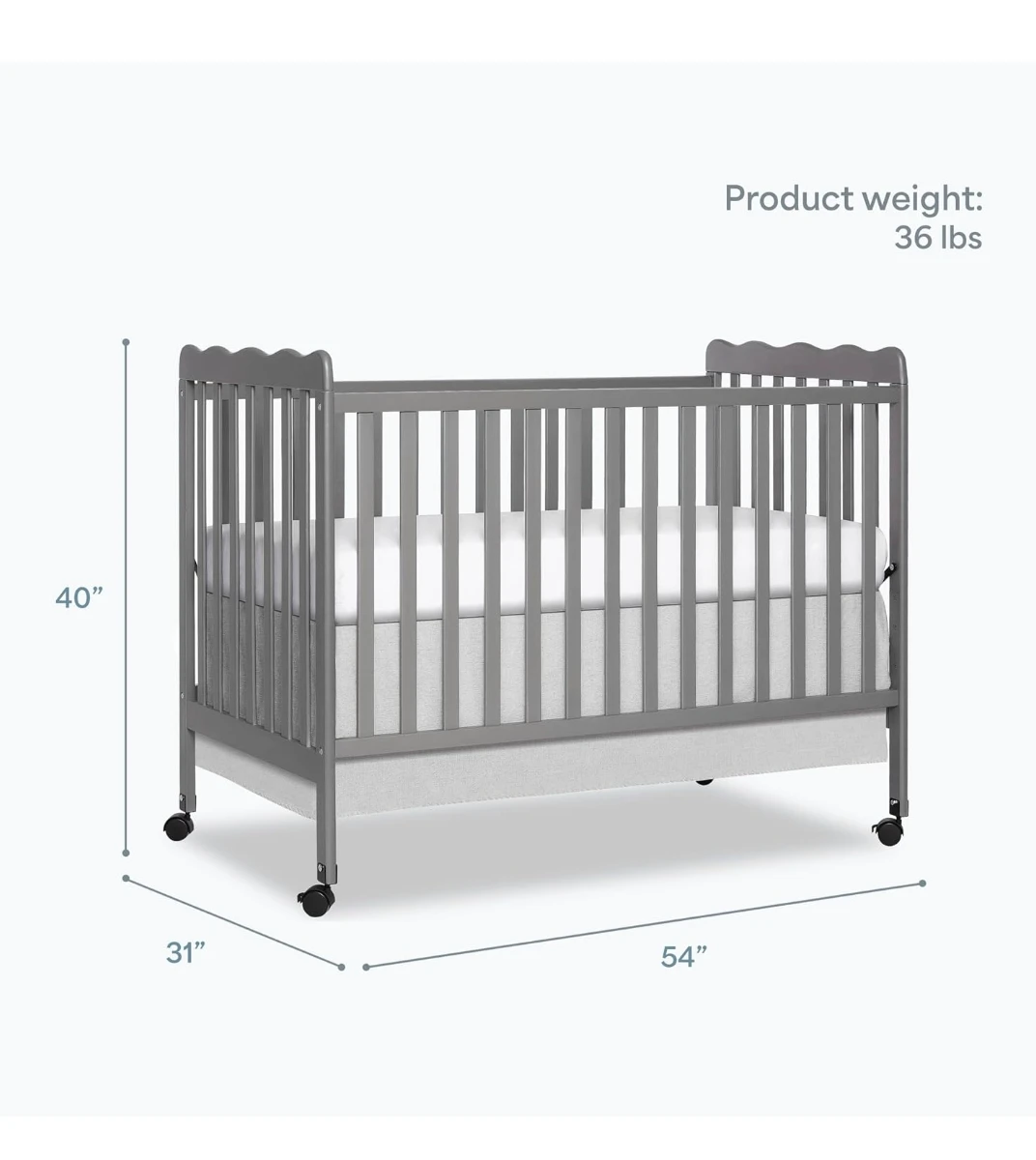 Barely used Crib+Bed+waterproof cover - photo 2
