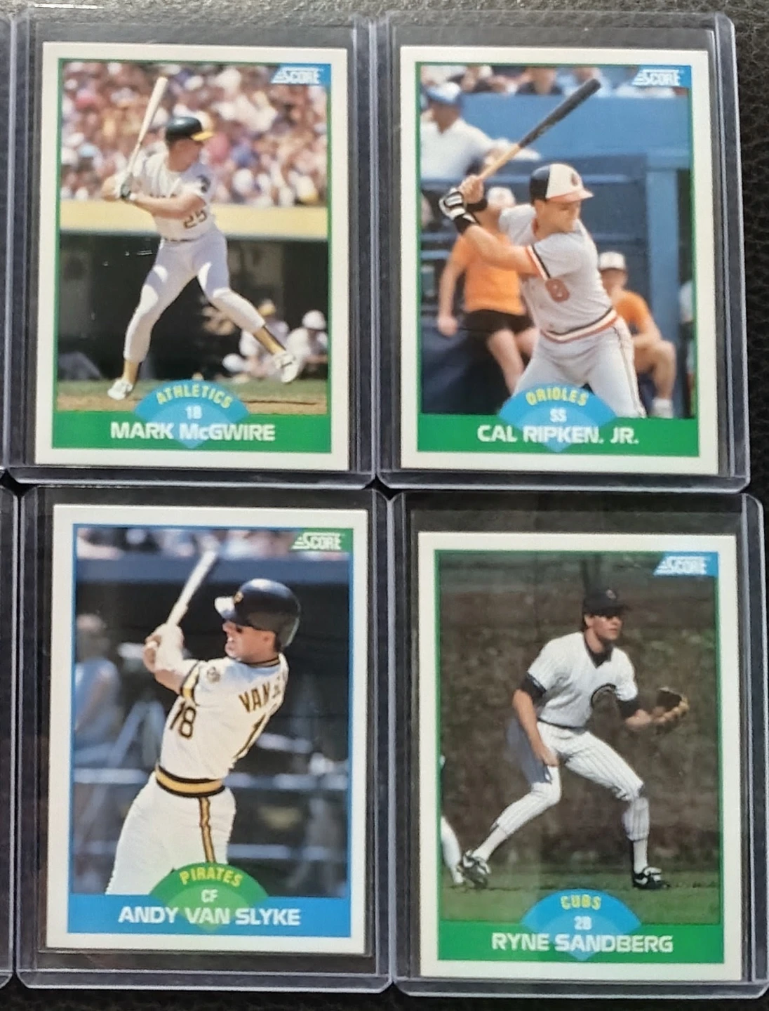Lot of 8 Vintage 1989 Score MLB Baseball Cards - photo 2