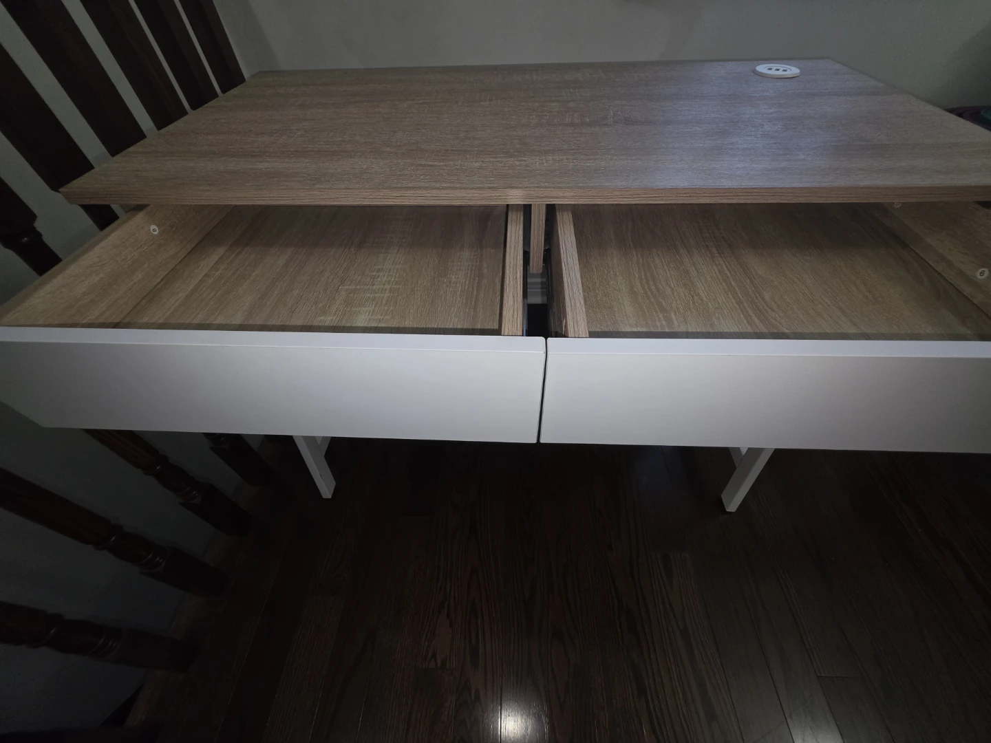 Work Desk with Built-in USB Ports