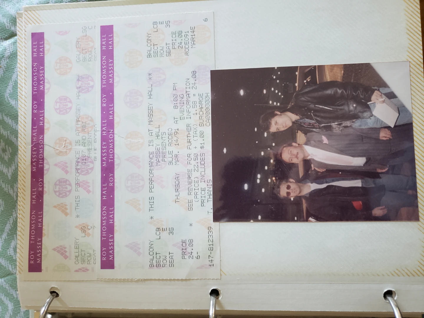 Vintage Toronto Concert and Sports Ticket Stub Collection - photo 2